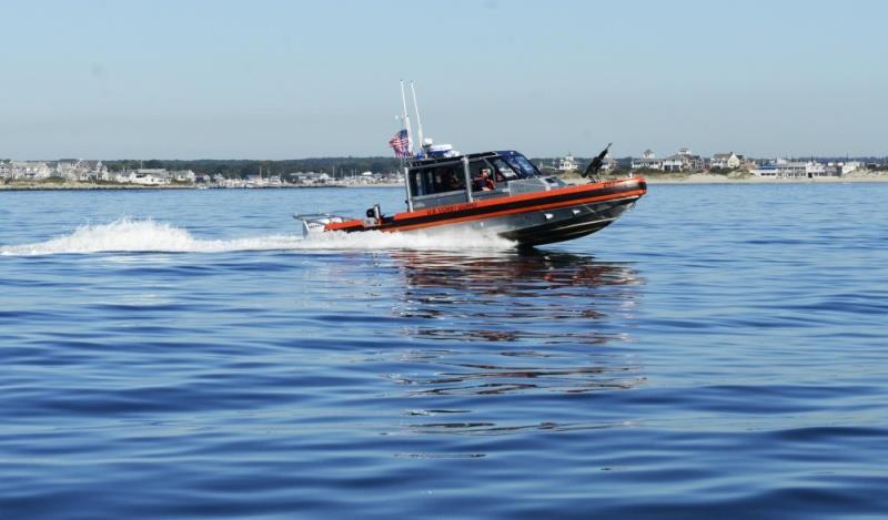 Coast Guard Station Point Judith conducts tactical boat training on the 29-foot response boat on Oct. 7, 2016, off the coast of Rhode Island. Station Point Judith has 35 members and operates two 47-foot Motor Life Boats and a 29-foot response boat small photo copyright Petty Officer 3rd Class Nicole Groll / U.S. Coast Guard District 1 taken at 