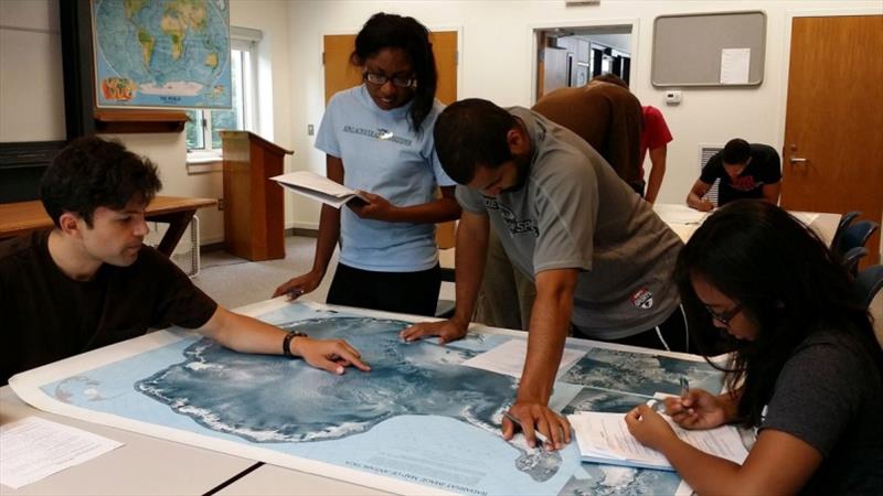 PEP class studying global climate change, a four-week course which covers many areas of marine and environmental sciences photo copyright NOAA Fisheries taken at 