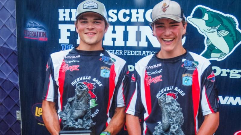 Losee and Twiete win High School Fishing National Championship photo copyright FLW Fishing taken at 