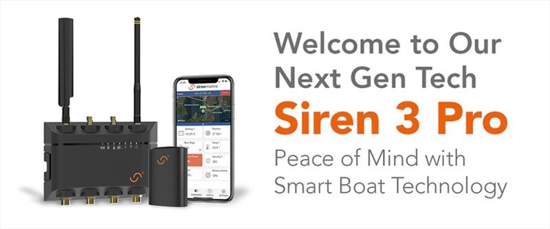 Next gen tech, the Siren 3 Pro photo copyright Siren Marine taken at 