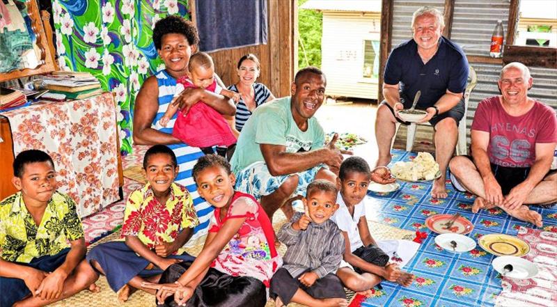 Fijian hospitality at Navaqiri Village, Fiji - photo © Riviera Australia