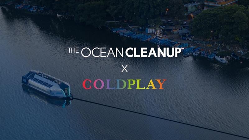 Coldplay adopts interceptor to join The Ocean Cleanup mission photo copyright The Ocean Cleanup taken at 