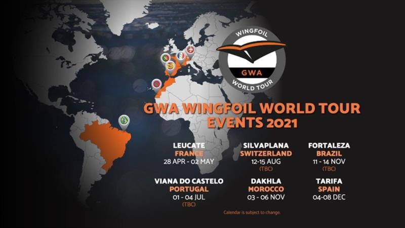 GWA WingFoil World Tour schedule photo copyright Svetlana Romantsova taken at 