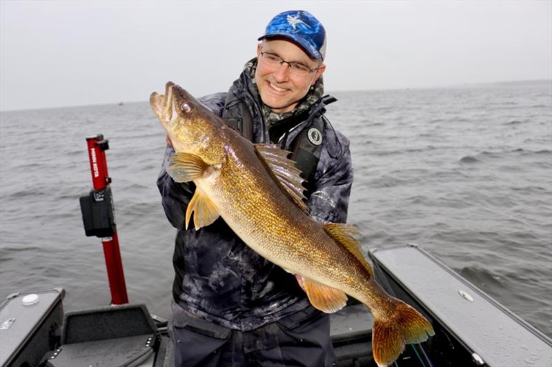 The cold-water period is prime time to power fish for walleye photo copyright Dr. Jason A. Halfen taken at 