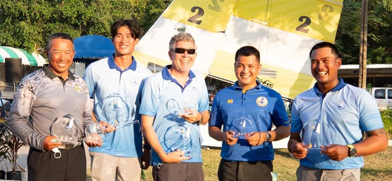 One to five overall - International OK Dinghy Revival in Thailand - Sportsday Regatta photo copyright K. Jakapong Kanwasate taken at 