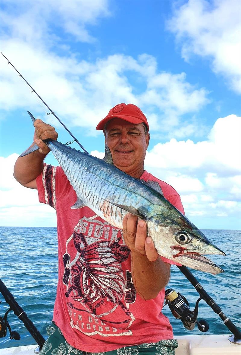 A nice school size spanish mackerel caught with Bobby from Hot Reels Pro Fish Charters. - photo © Fisho's Tackle World