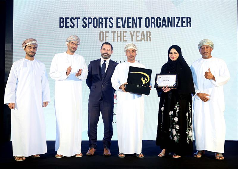Oman Sail celebrated as the Best Sport Event Organiser at the Middle East Sports Industry Awards 2022 photo copyright Oman Sail taken at 