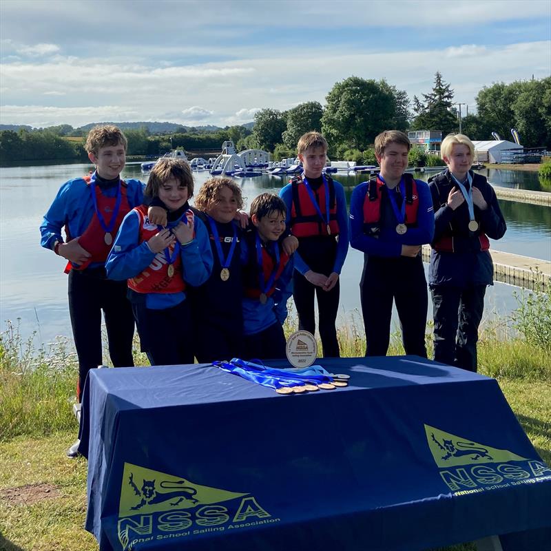 Worcestershire Youth Sailing Association participants were awarded medals for completing their 12 hour sail photo copyright Worcestershire Youth Sailing Association taken at 