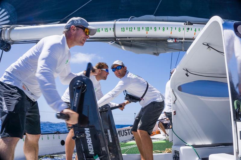 Phaedo3 finishes as first multihull in the inaugural Antigua 360 Race photo copyright Rachel Fallon-Langdon taken at Antigua Yacht Club and featuring the MOD70 class