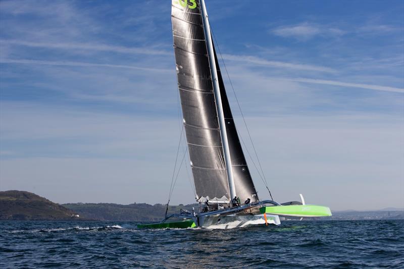Phaedo3 smashes the Bermuda to Plymouth record photo copyright Rachel Fallon-Langdon taken at  and featuring the MOD70 class