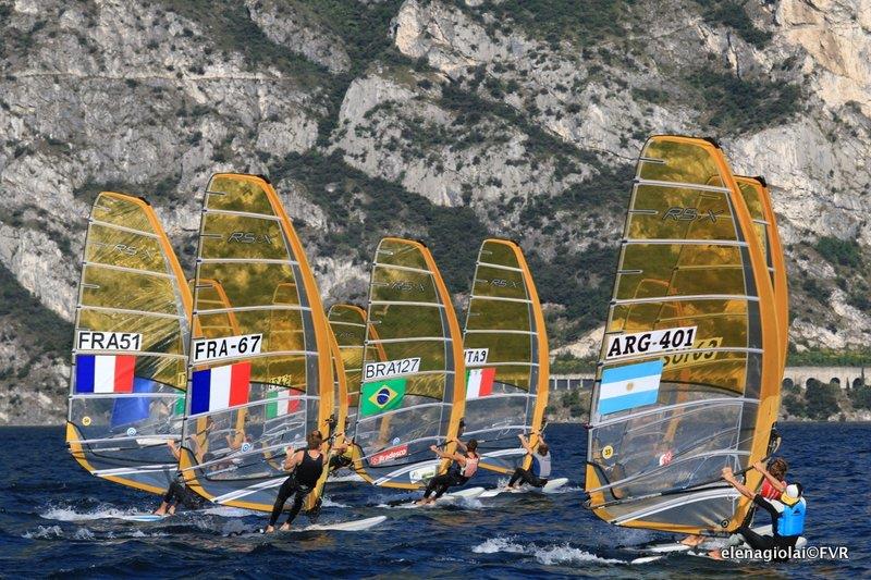 Eurosaf Champions Sailing Cup Leg 2 at Lake Garda photo copyright Elena Giolai taken at Fraglia Vela Riva and featuring the RS:X class