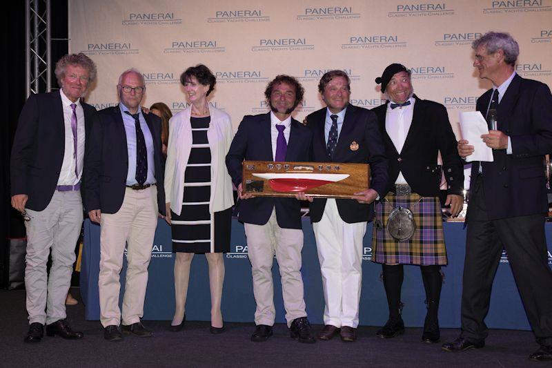 Highest placed gaffer trophy awarded at Panerai British Classic Week 2019 photo copyright Chris Brown taken at British Classic Yacht Club and featuring the Gaffers class