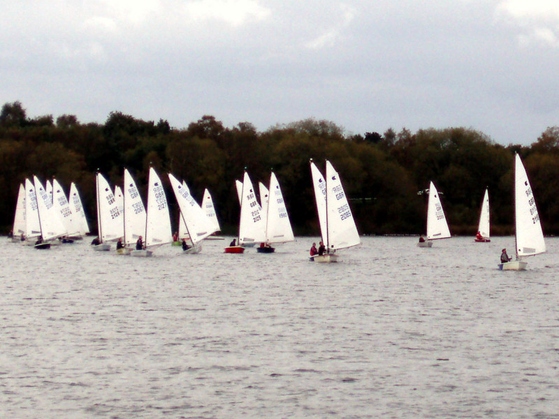 A superb entry of 29 boats for the OK Vintage Boat Championships photo copyright Mike Edwards taken at South Staffordshire Sailing Club and featuring the OK class
