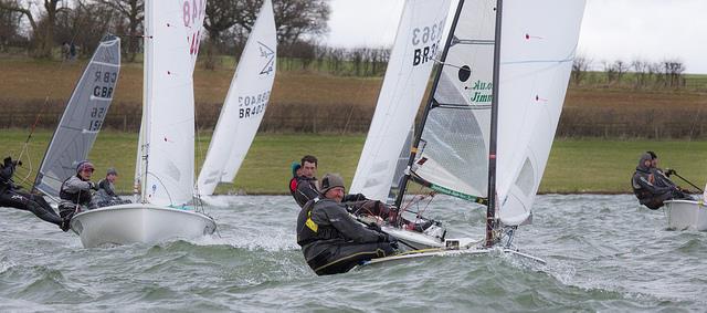 OK racing during the 2016 Rutland Challenge for the John Merricks Tiger Trophy photo copyright Tim Olin / www.olinphoto.co.uk taken at Rutland Sailing Club and featuring the OK class
