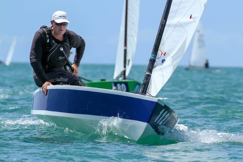 Dan Slater wins Race 4 - Day 3, Symonix OK World Championship, Wakatere Boating Club, February12, 2019 photo copyright Richard Gladwell taken at Wakatere Boating Club and featuring the OK class