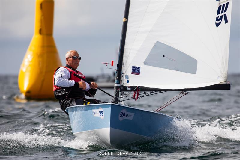 Bo Petersen, DEN - OK Dinghy World Championship day 2 photo copyright Robert Deaves taken at  and featuring the OK class