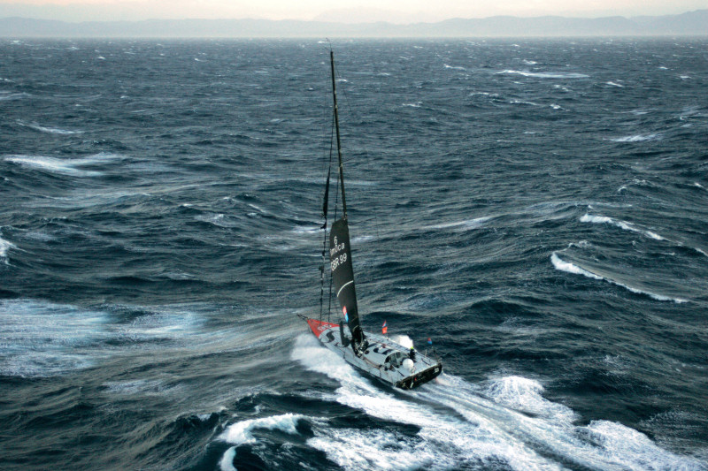 Survival conditions for the Velux 5 Oceans fleet photo copyright OnEdition taken at  and featuring the IMOCA class