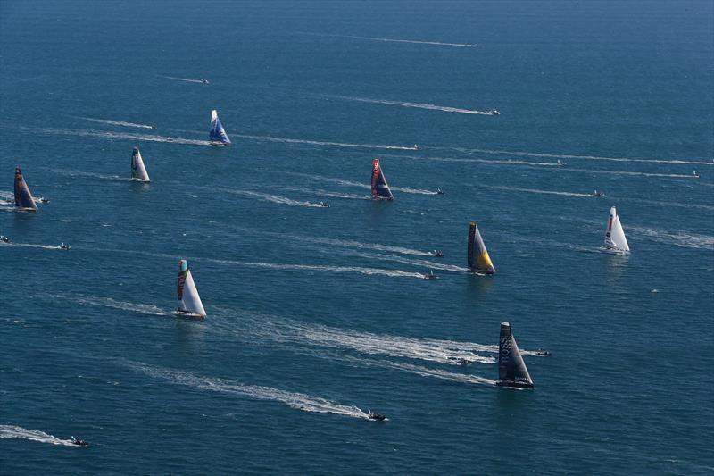 Vendée Globe race start photo copyright Lloyd Images / Alex Thomson Racing taken at  and featuring the IMOCA class