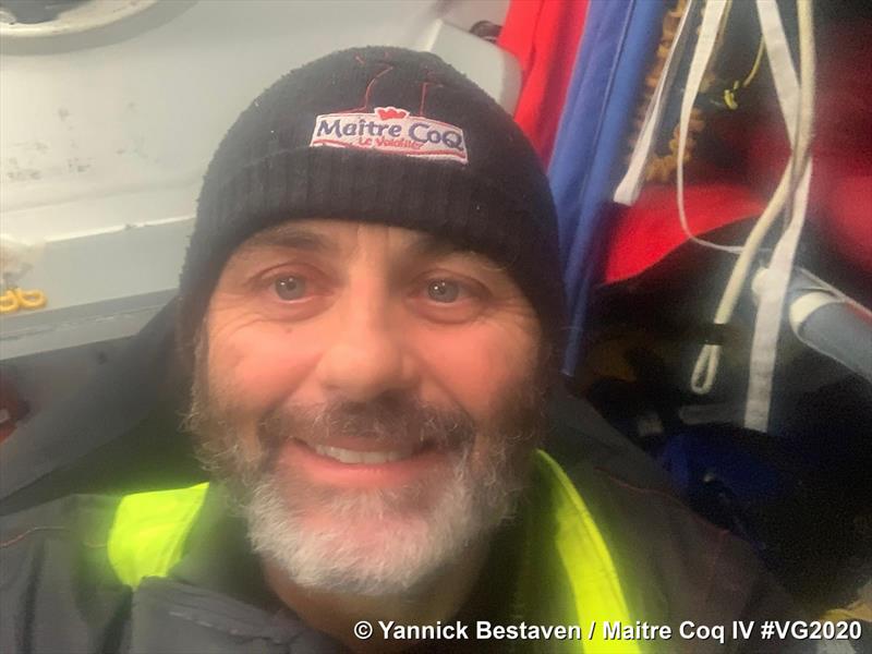 Yannick Bestaven on Maître Coq IV leads the Vendée Globe into 2021 photo copyright Yannick Bestaven / Maître Coq IV #VG2020 taken at  and featuring the IMOCA class