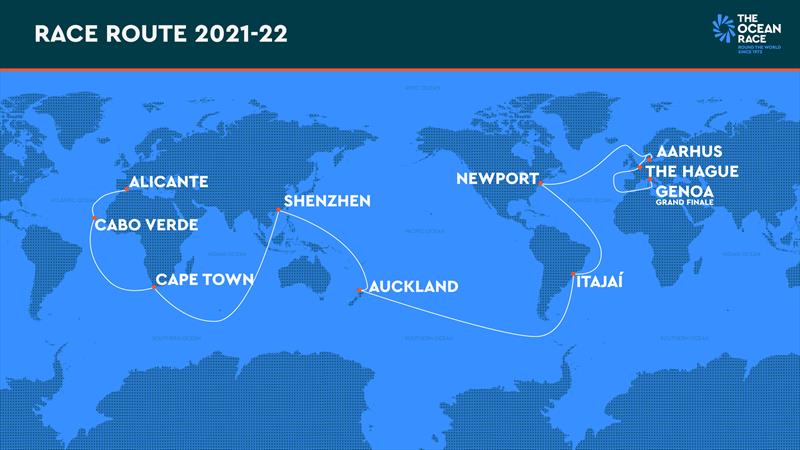 The final course for The Ocean Race 2021-22 - photo © The Ocean Race
