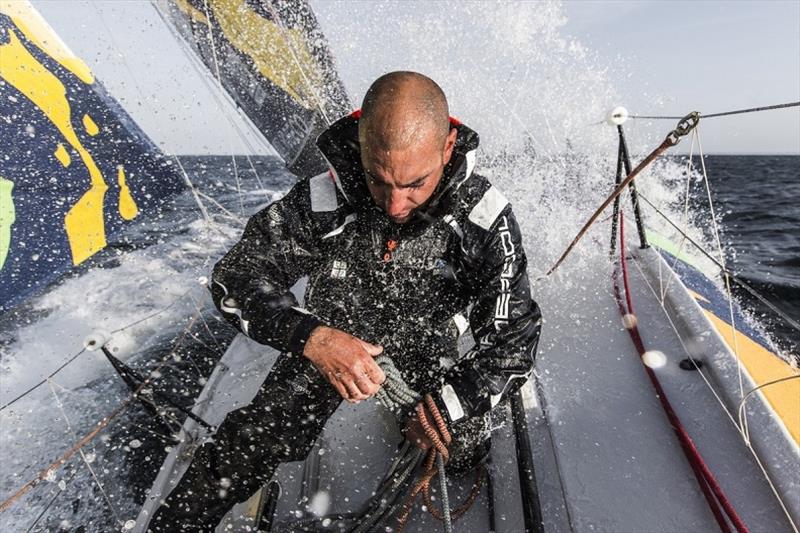 Vendée Globe skippers Damien Seguin photo copyright Jean-Marie Liot taken at  and featuring the IMOCA class