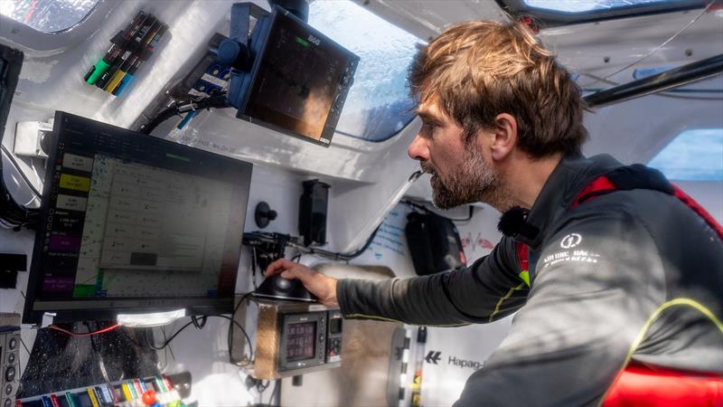 Boris Herrmann spend all of April in Brittany to train for the two upcoming solo races this spring photo copyright Dani Devine / Team Malizia taken at  and featuring the IMOCA class