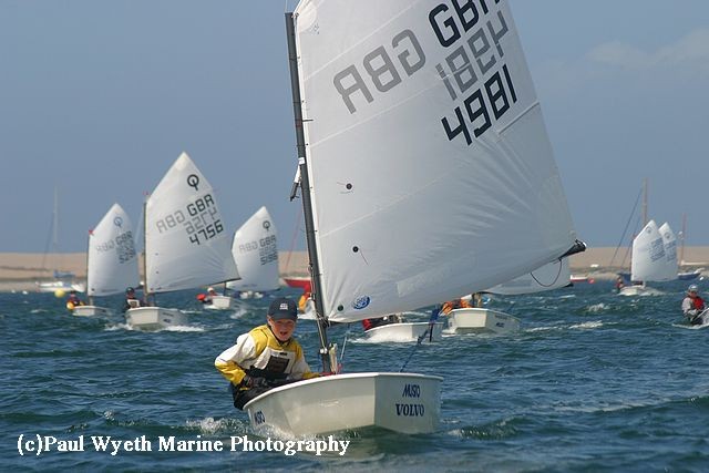 Oliver Porter at the RYA South Zone championships at the Weymouth & Portland Sailing Academy photo copyright Paul Wyeth Marine Photography taken at Weymouth & Portland Sailing Academy and featuring the Optimist class