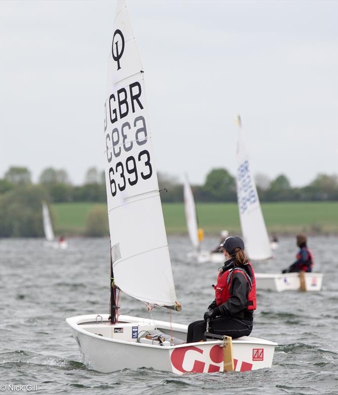Volvo Gill Optimist Inlands at Grafham photo copyright Nick Gill taken at Grafham Water Sailing Club and featuring the Optimist class