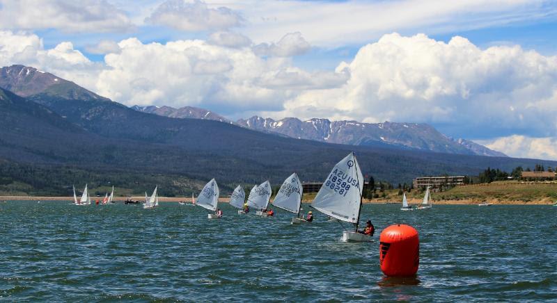 Optimist fleet photo copyright Community Sailing of Colorado taken at  and featuring the Optimist class