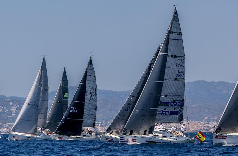 BMW ORC 4 fleet on day 1 of the 40th Copa del Rey MAPFRE photo copyright Nico Martínez / Copa del Rey MAPFRE taken at Real Club Náutico de Palma and featuring the ORC class