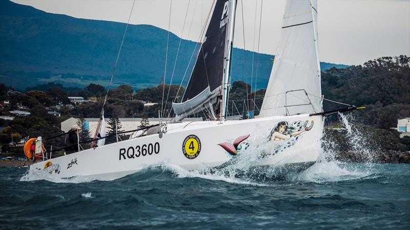 Mr Lucky (Mark Hipgrave) - Start Ray White Solo Tasman Yacht Challenge - New Plymouth - April 9, 2023 - photo © New Plymouth YC