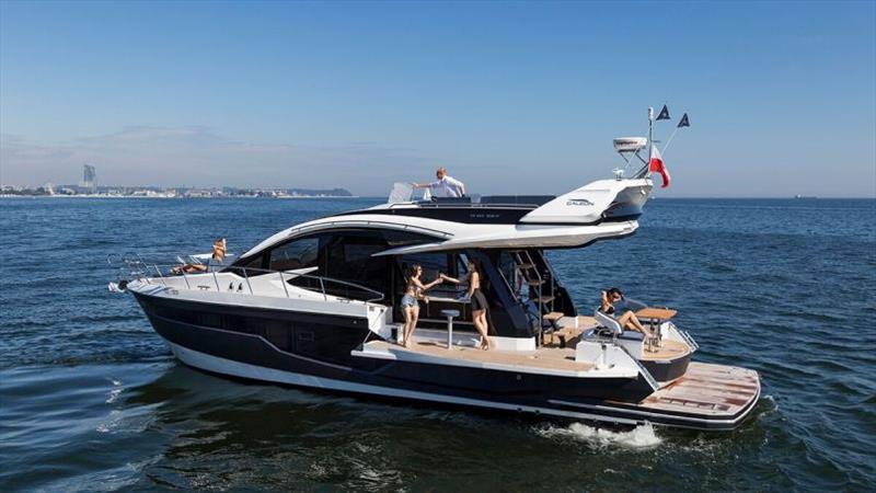 Galeon 510 Sky Beach Mode photo copyright Galeon taken at  and featuring the Power boat class