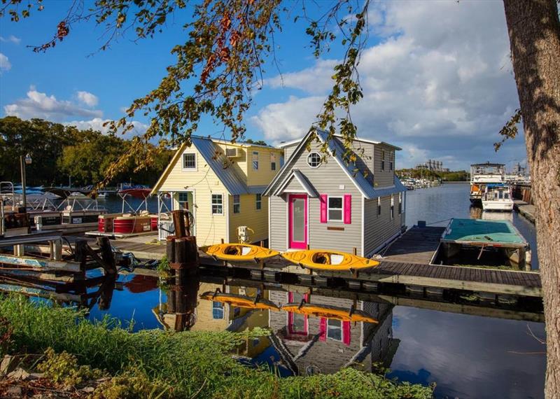 Floating Bungalows photo copyright Peter Janssen taken at  and featuring the Power boat class