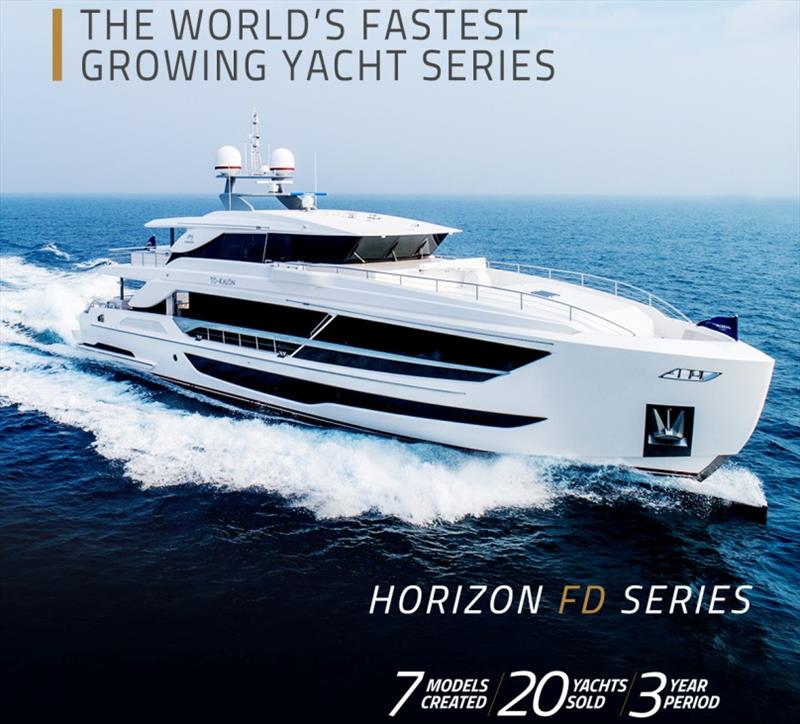 Horizon FD Series photo copyright Horizon Yachts taken at  and featuring the Power boat class