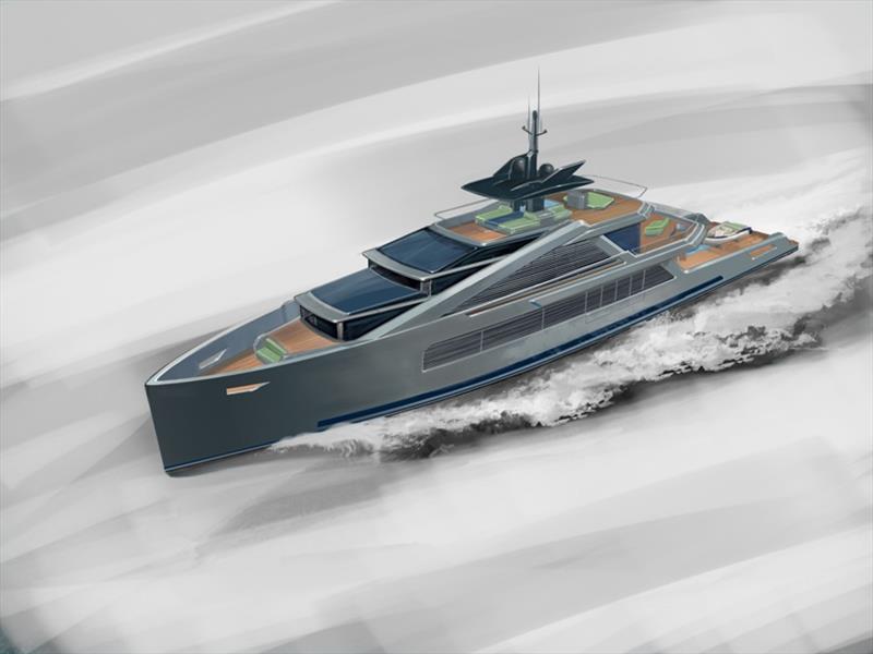 Project Isola - a 50m, sub 500 GRT, motor yacht photo copyright Bannenberg & Rowell taken at  and featuring the Power boat class