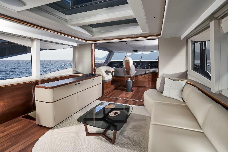 Princess X80 skylounge photo copyright Princess Yachts taken at  and featuring the Power boat class