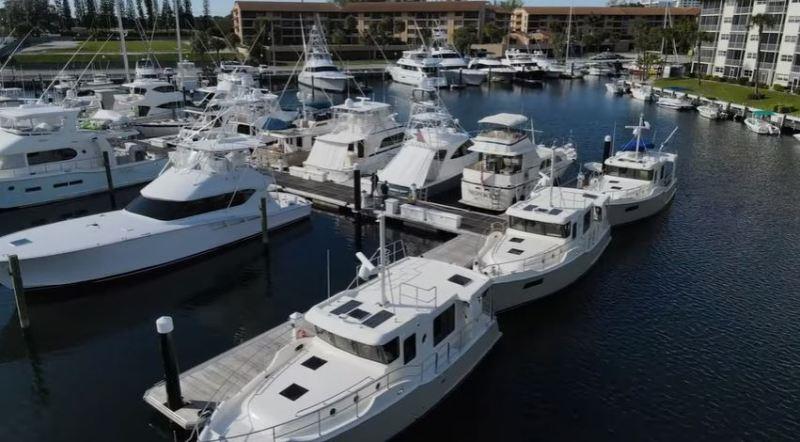 Three Nordhavn 41's at Nordhavn Yachts Southeast photo copyright Nordhavn taken at  and featuring the Power boat class