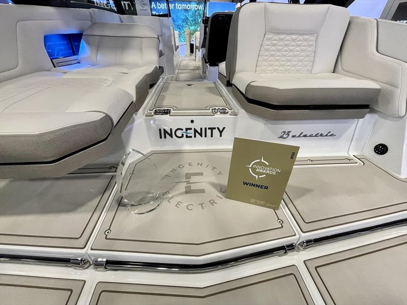 Ingenity 23E wins Industry Innovation Award in overall small boat category photo copyright Ingenity Electric taken at  and featuring the Power boat class