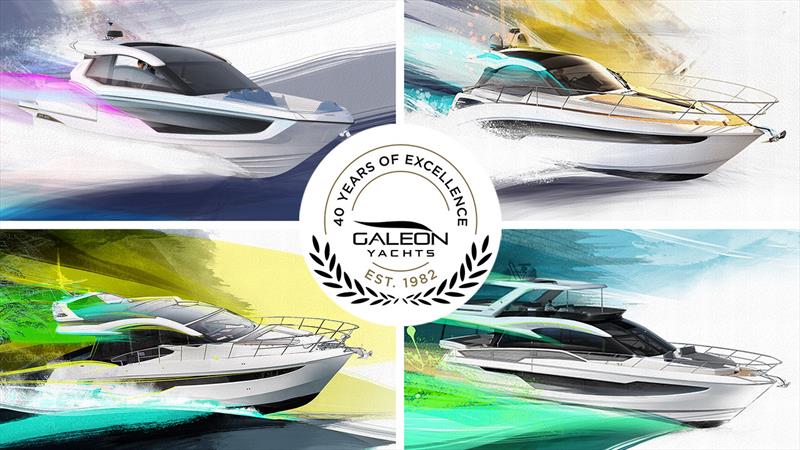 Galeon Yachts celebrates 40 years of innovation and excellence photo copyright Galeon Yachts taken at  and featuring the Power boat class