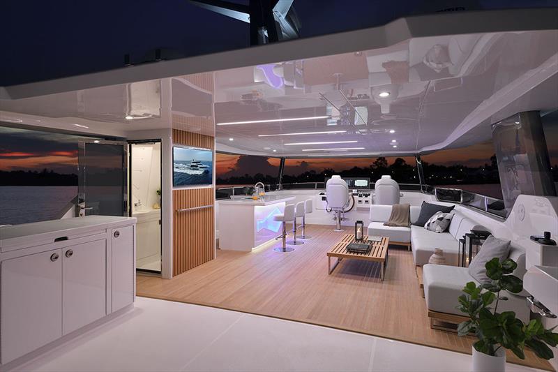 Horizon FD75 Boat Deck photo copyright Horizon Yachts taken at  and featuring the Power boat class