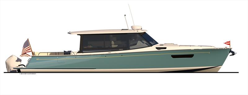 New MJM 4 ready to launch photo copyright MJM Yachts taken at  and featuring the Power boat class