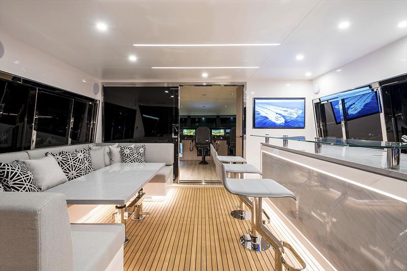 Horizon FD80 - Semi enclosed skylounge photo copyright Horizon Yachts taken at  and featuring the Power boat class