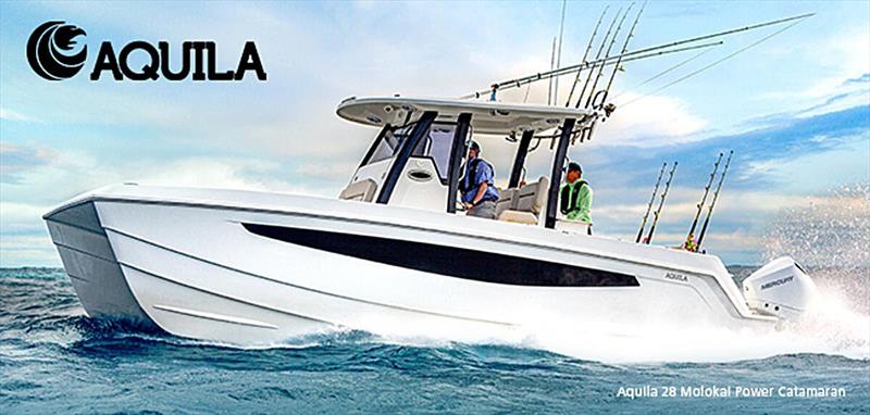 Aquila 28 Molokai photo copyright MarineMax taken at  and featuring the Power boat class