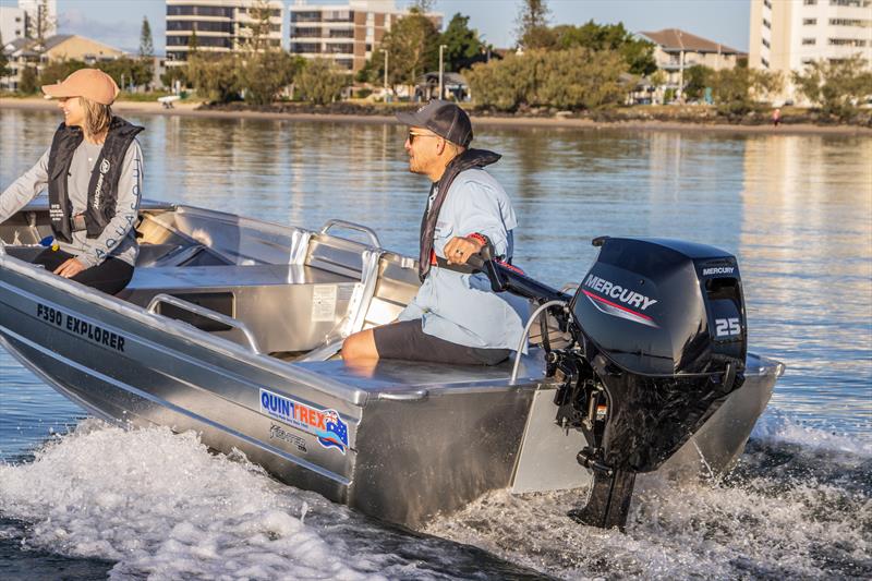 1Mercury 25HP - Gold Coast photo copyright Mercury Marine taken at  and featuring the Power boat class