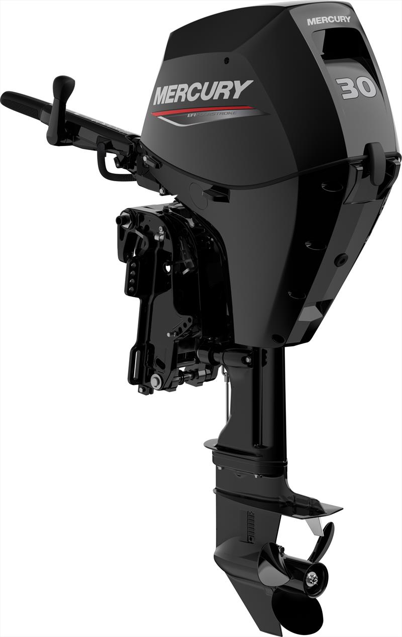 4S 30HP Tiller GA Rear photo copyright Mercury Marine taken at  and featuring the Power boat class