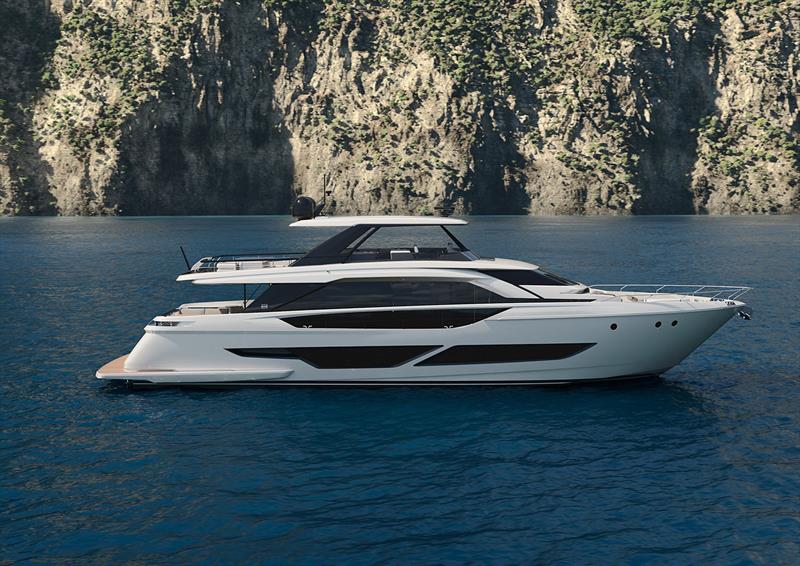 Ferretti Yachts 860 photo copyright Ferretti Group taken at  and featuring the Power boat class
