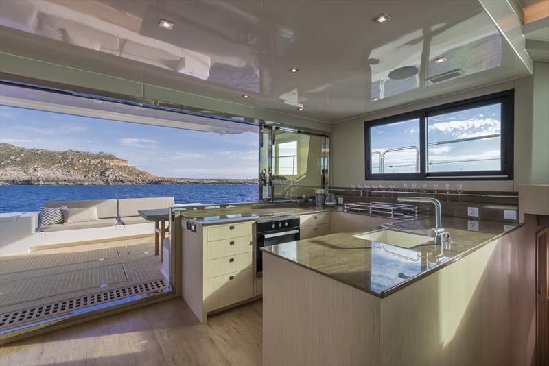 Silent 60 - galley photo copyright Silent Yachts taken at  and featuring the Power boat class