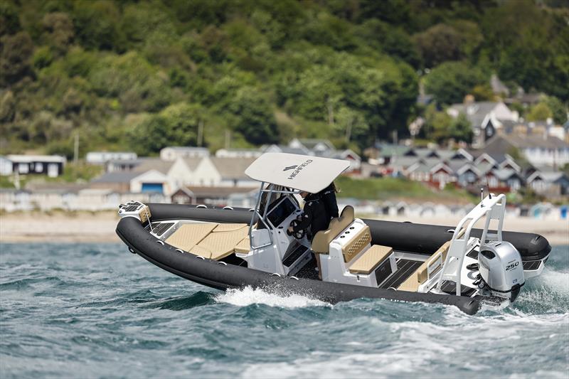 The brand new Sport 760 from Highfield Boats is put through its paces photo copyright Highfield Boats taken at  and featuring the Power boat class