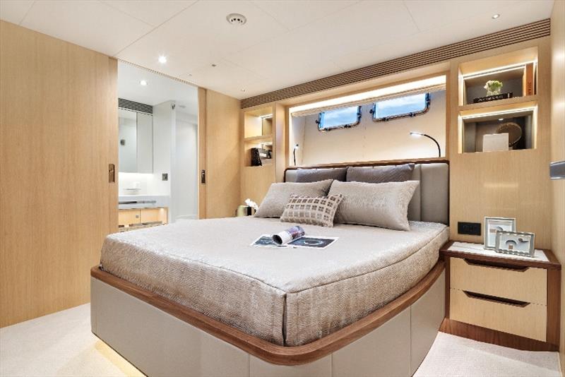 Horizon FD80 - Port VIP Stateroom photo copyright Horizon Yachts taken at  and featuring the Power boat class