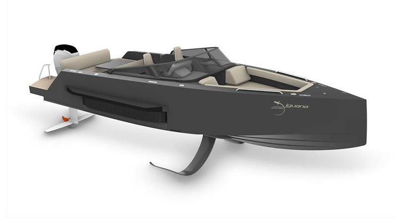 Iguana Yachts unveils the Iguana Foiler with EVOY photo copyright Iguana Yachts taken at  and featuring the Power boat class